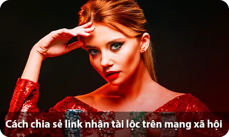 Cách chia sẻ link nhận tài lộc trên mạng xã hội.